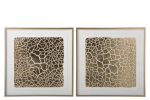 Maal GOLDEN 60x60cm 2tk, kuldne