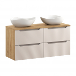 M&ouml;&ouml;blikomplekt LUXOR 120 cm + CLOUD 2tk, beež