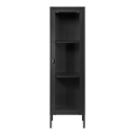 Vitriinkapp BRISBANE 40x35x140 cm, must