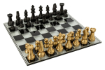 Malekomplekt CHESS SET kuldne/must
