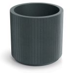 Lillepott CORO ROUND, grafiit