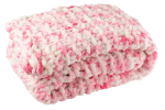 P&auml;evatekk KNITTED, roosa/valge