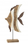 Dekoratsioon FISH STRIPED suur, multi