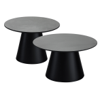 Diivanilaud TANGO 2tk &oslash;60/80, tumehall