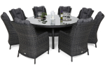Aiam&ouml;&ouml;bli komplekt BRISTOL ROUND ELEGANT XL, tumehall/hall