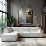 Nurgadiivan BENSON vasak nurk, beež