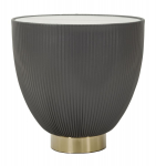 Abilaud ELGE &Oslash; 46x45 cm, tumehall/kuldne