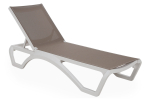 Lamamistool MONACO, valge/taupe