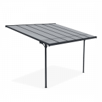 Terrassi varikatus ATLANTA 3&times;3,7m,  k&uuml;lm hall