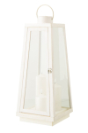 Latern LED CANDLE suur, valge