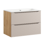 Vannitoakomplekt COMAD SKY 80 cm, beež