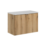 M&ouml;&ouml;blikomplekt NOVA 80 cm, mattvalge/tamm