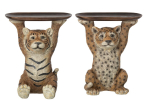 Dekoratiivne kandik TIGER & LEOPARD 2 tk komplekt, pruun