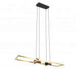 Laelamp Albany, must/kuldne