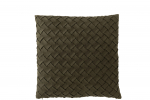 Dekoratiivpadi Woven, oliiv