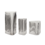 Vaasid ELEMENTS kolmnurkne, selge (3tk komplekt)