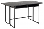 S&ouml;&ouml;gilaud DARLINGTON pikendatav 40/80x140 cm, must