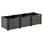 Lillekast CULTIVO L 123x41x31cm, tumepruun