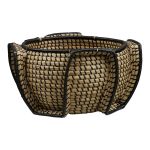 Korv MEDAN &oslash;33x20 cm, looduslik/must