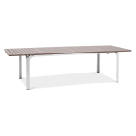 Aialaud ALLORO 210-280cm pikendatav, valge/taupe