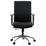 Kontoritool EVERTON, must/kroom