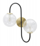 Seinalamp IRON 36x24x45 cm, kuldne/must