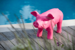 Dekoratsioon PIG OUTDOOR MGO, roosa
