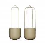 Rippuv lillepott LOTUS 2tk komplekt, khaki