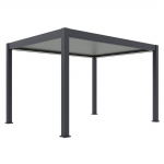 Pergola GUTROOF ELEGANCE elektriline LED 3x4 m, antratsiit