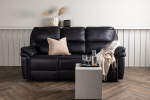 Diivan SARANDA 3-kohaline recliner, must