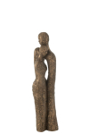 Dekoratsioon COUPLE HUG MODERN, pruun/kuldne