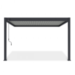 Pergola GUTROOF ELEGANCE WALL 3x4m, antratsiit/helehall