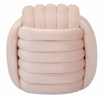 Tumba SOFTY 45x45x45cm, roosa