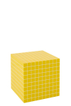 Abilaud CUBE, kollane/valge