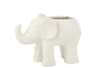 Lillepott ELEPHANT 46,5xH33,5x21,5cm, valge