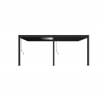 Pergola GUTROOF ELEGANCE WALL 3x6m seinale, antratsiit