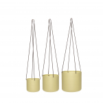 Rippuvad lillepotid BLOOM suur khaki (3tk komplekt)