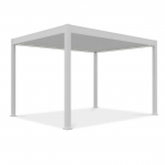 Pergola GUTROOF ELEGANCE elektriline LED 3x4m, valge