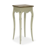 Lillepostament SAMIRA 36x36xH81cm, antiikvalge/naturaalne