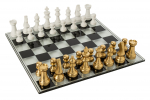 Malekomplekt CHESS SET kuldne/valge