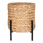 Lillepott ANTAS &oslash;26,5x29 cm, looduslik/must