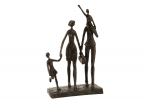 Dekoratsioon FAMILY GOING OUT, tumepruun
