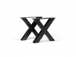 Lauaalus XILO X-jalg 120x120x74, must