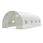 Kilekasvuhoone CULTIVO 3&times;6&times;2m, 18 m&sup2;, valge