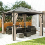 Aiapaviljon DELUXE 300x300, kreemjas