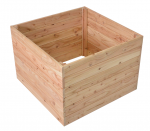 Lillekast PREMIUM 70x70x50cm, looduslik