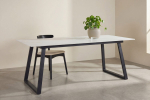 S&ouml;&ouml;gilaud ESTELLE 200x90 cm, must/valge