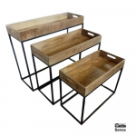 Abilaud MANGO 3tk komplekt, pruun