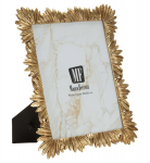 Pildiraam ELEGANT FRAME lehtedega, 26.7 x 32 cm, kuldne