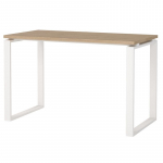 Kirjutuslaud SIGN 120 cm, hickory/valge